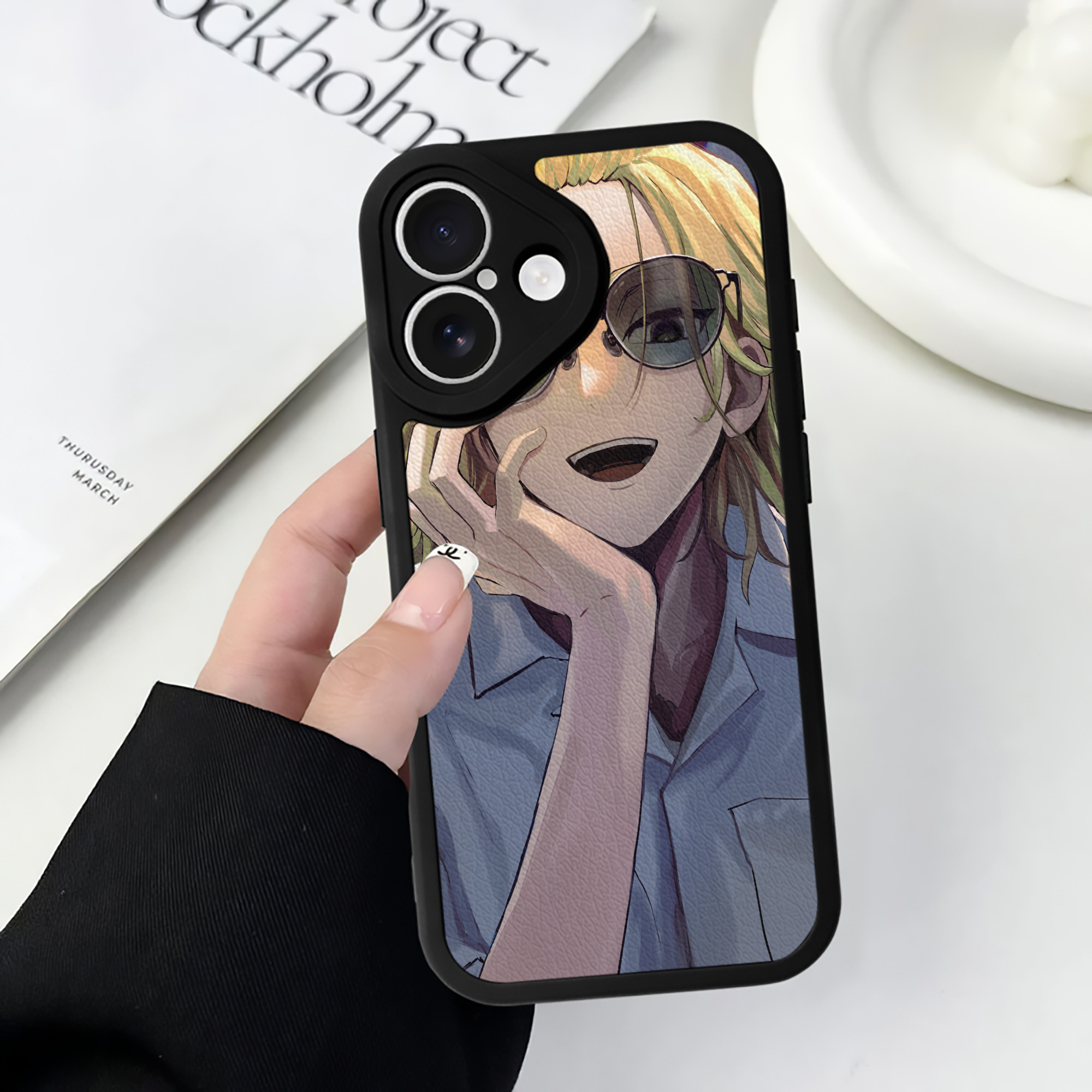 （画像用） 東京リベンジャーズ Tokyo Revengers 【iPhone 16シリーズ対応】シリコンスマホケース（レザー調） 材質：シリコン